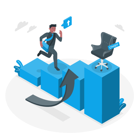 Career Progress Illustration